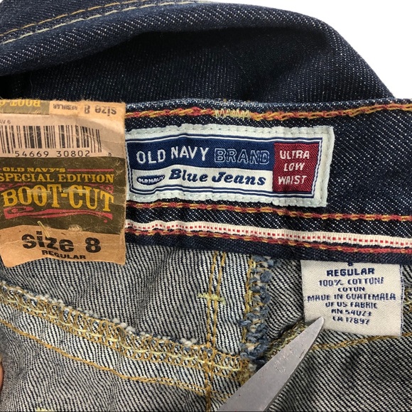 NEW OLD NAVY Bootcut Denim Blue Jean Pants Size 8 - Picture 4 of 4